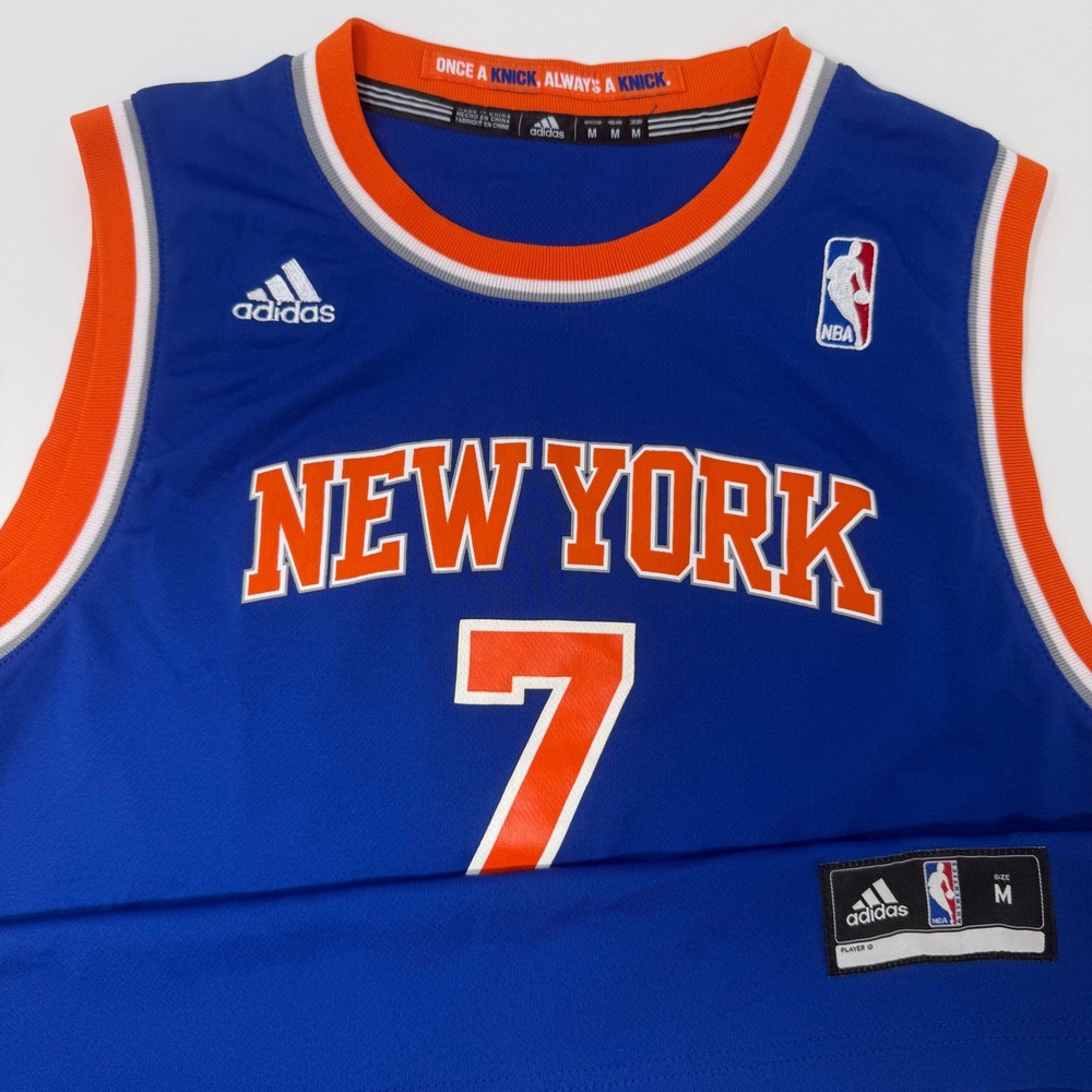Adidas New York Knicks Carmelo Anthony 7 Youth Jersey Blue Medium 10-12 NBA